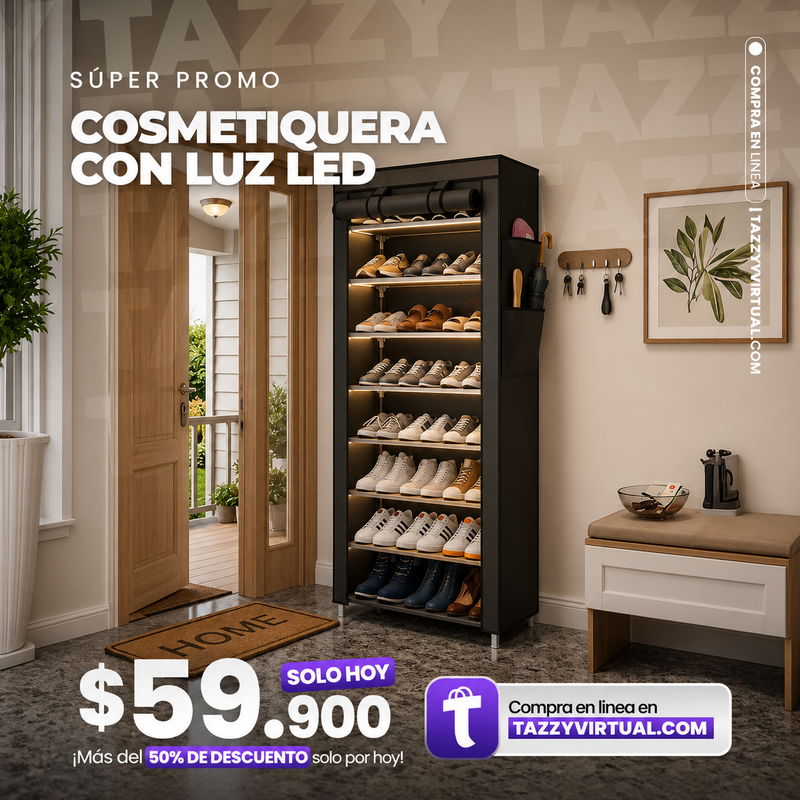 ZAPATERO 9 NIVELES TIPO CLOSET